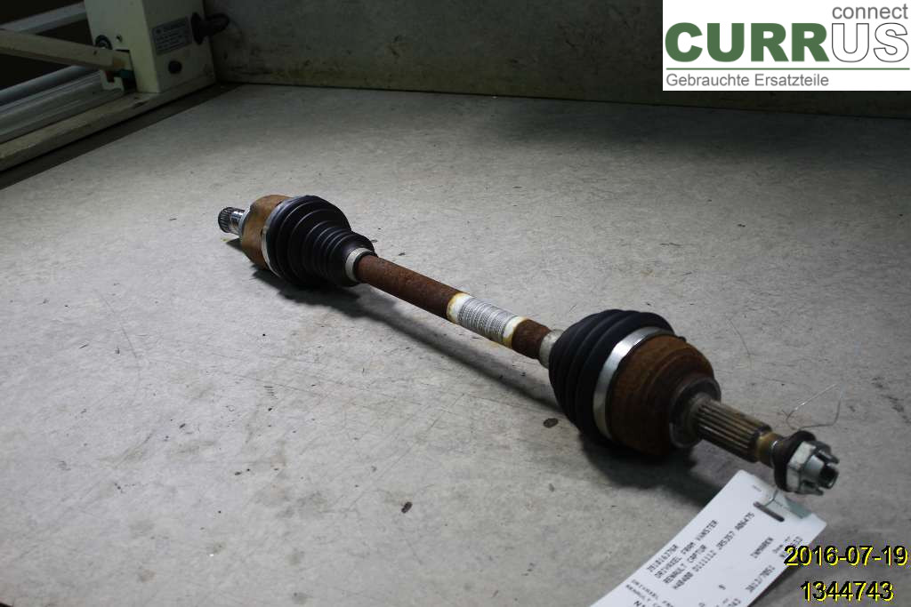 RENAULT CAPTUR 13-19 Forakselsamling - 4WD 391016776R H4B400 D111112