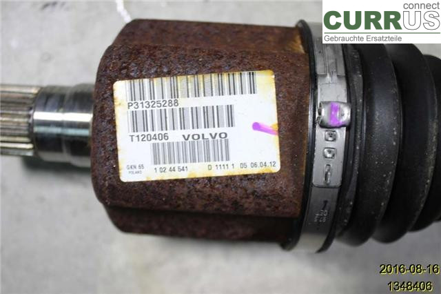 VOLVO V60  11-13 Front axle assembly (4WD) 36012416 D82PHEV