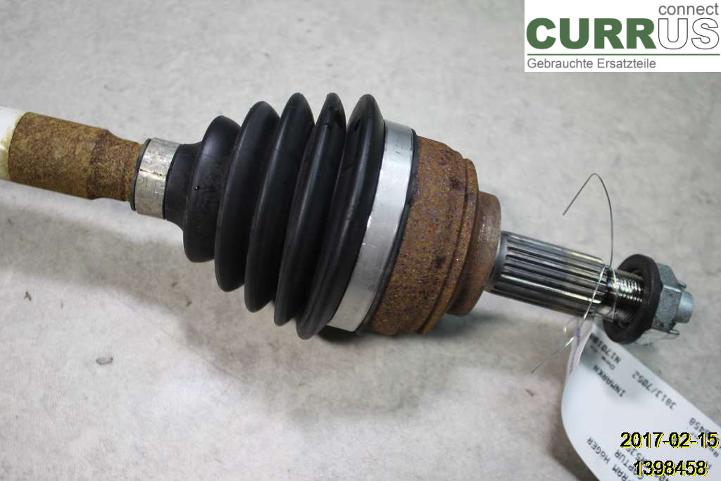 RENAULT CAPTUR 13-19 Pièces de transmission 391005338R H4B-408