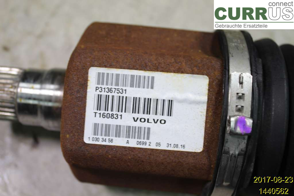 VOLVO V60  14-18 Front axle assembly (4WD) 36012416 D87PHEV