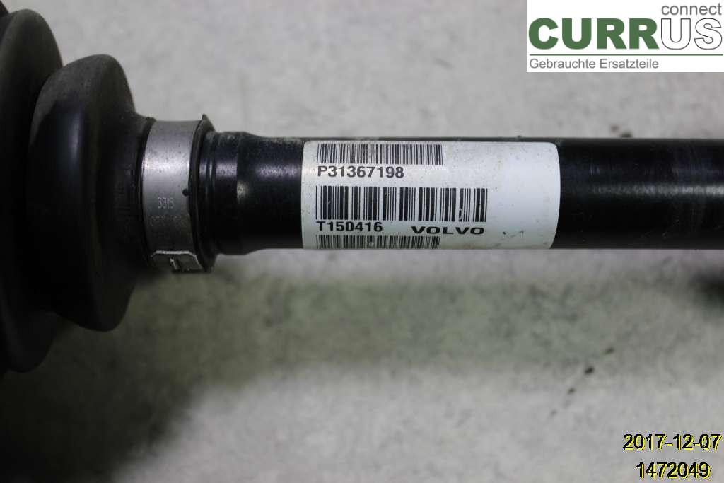 VOLVO V40  12-19 Front axle assembly (4WD) 36010170 D4204T9