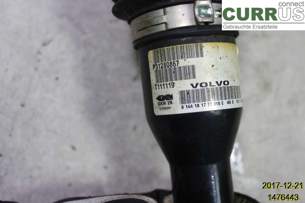 VOLVO XC90    07-14 Front axle assembly (4WD) 36001215 B5254T9