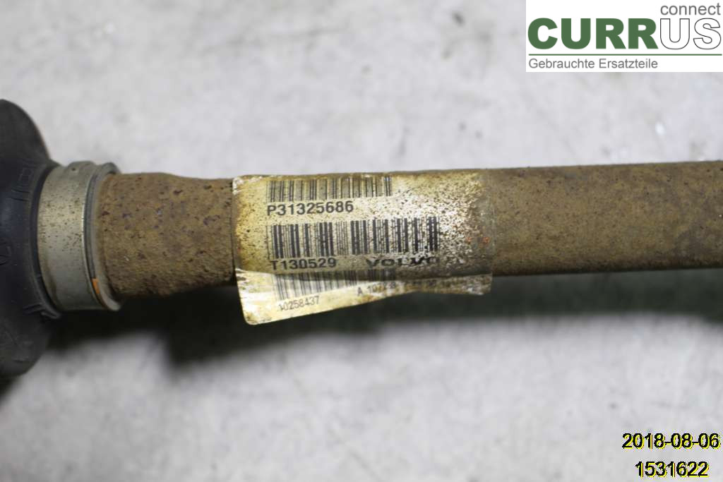 VOLVO V60  14-18 Vorderachse (4WD) 36050789 D4162T