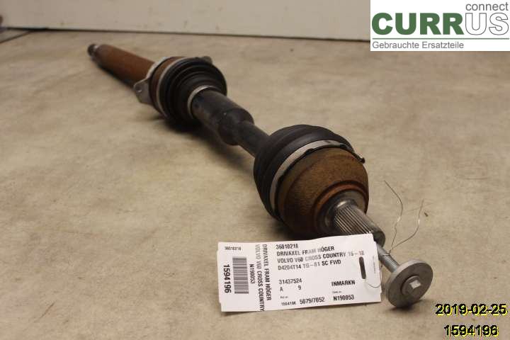 VOLVO V60 CROSS COUNTRY 16-18 Transmission parts 36010218 D4204T14