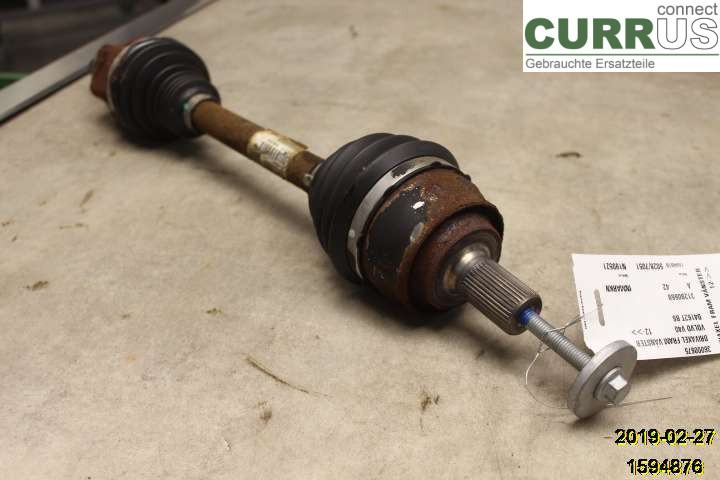 VOLVO V40 12-19 Front axle assembly (4WD) 36050803 D4162T