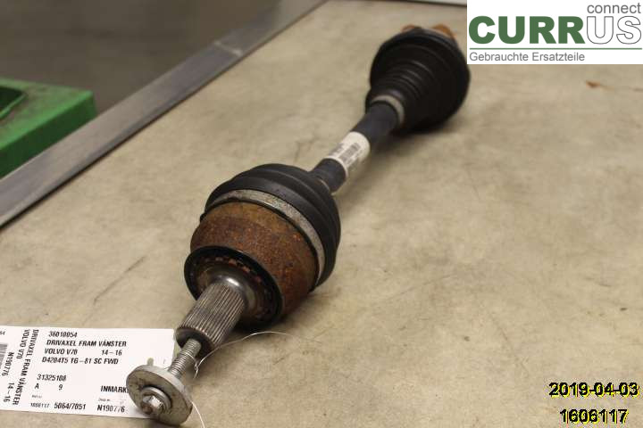 VOLVO V70    14-16 Front axle assembly (4WD) 36010054 D4204T5