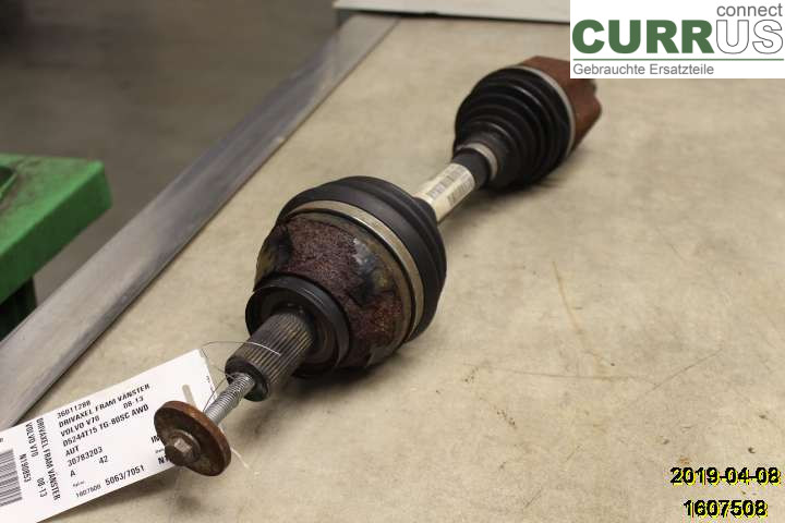 VOLVO V70 08-13 Front axle assembly (4WD) 36050785 D5244T15