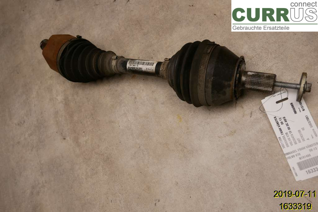VOLVO V70 08-13 Front axle assembly (4WD) 36050788 B6304T4