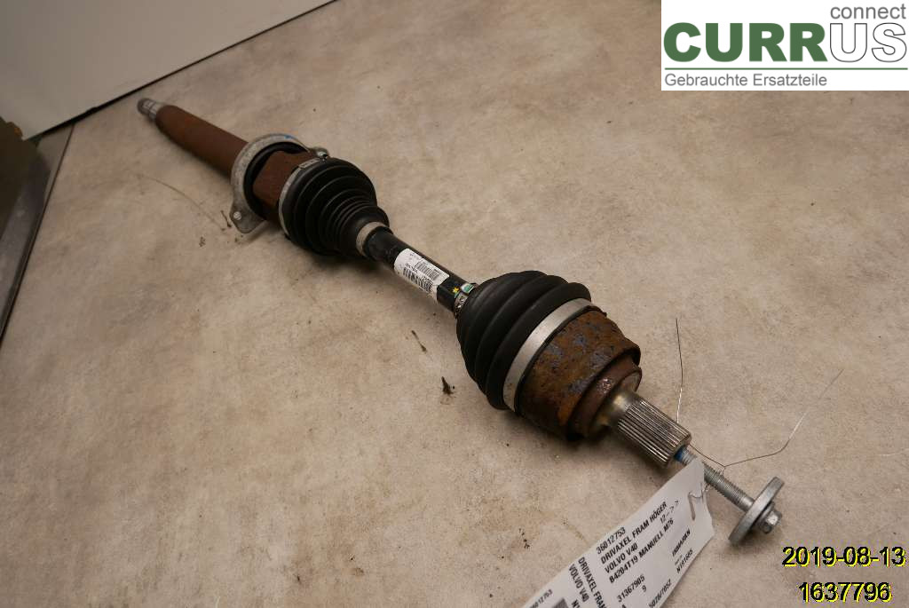 VOLVO V40 12-19 Części układu napędowego 36012753 B4204T19