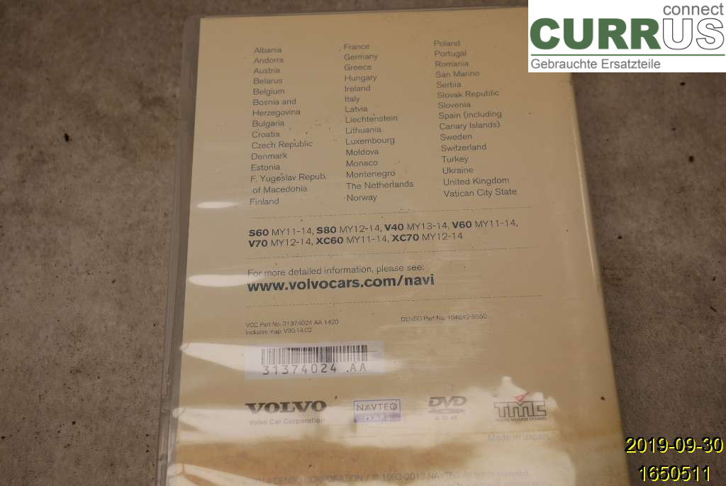 VOLVO V40  12-19 7-speed gearbox 31438676 D5204T6