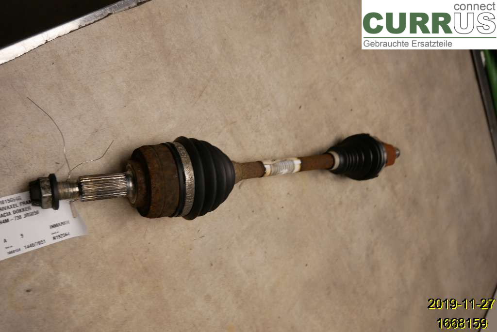 DACIA DOKKER Front axle assembly (4WD) 391015654R H4M-738