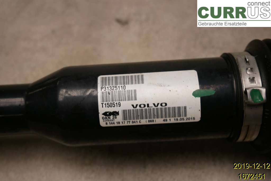 VOLVO XC60  14-17 Przedni most (4x4) 36010058 B4204T9