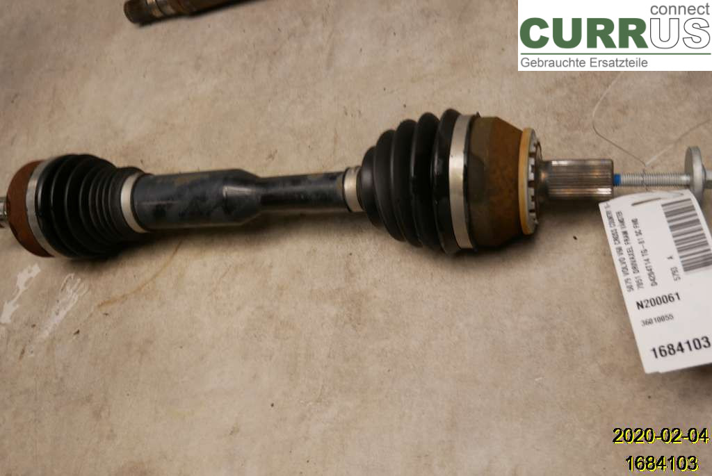 VOLVO V60 CROSS COUNTRY 16-18 Front axle assembly (4WD) 36010055 D4204T14