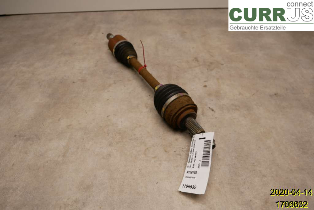 RENAULT SCÉNIC III/GRAND 09-16 Essieu avant (4x4) 7711497514 R9M-402