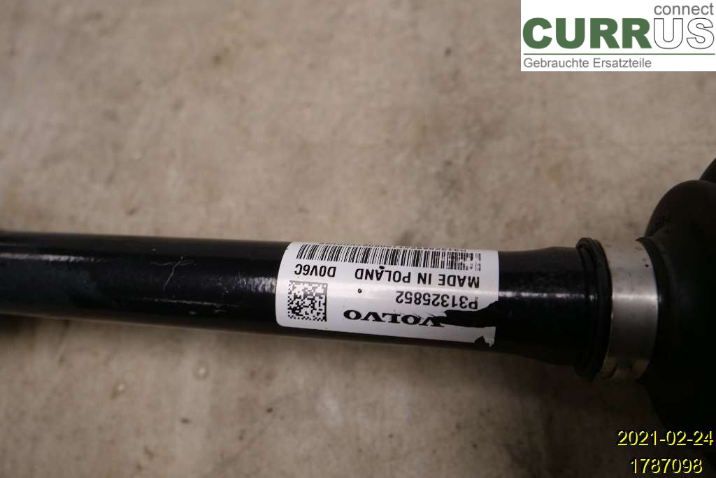 VOLVO XC60  18- Front axle assembly (4WD) 36003638 B420T2