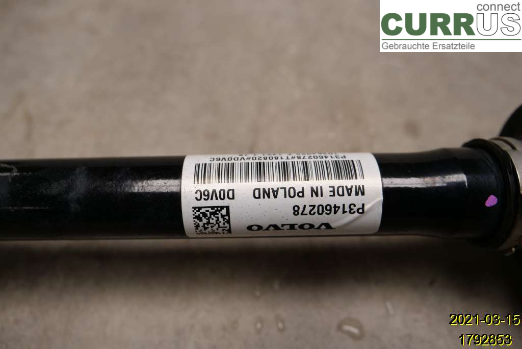 VOLVO XC40/RECHARGE 18- Essieu avant (4x4) 36012941 B3154T5
