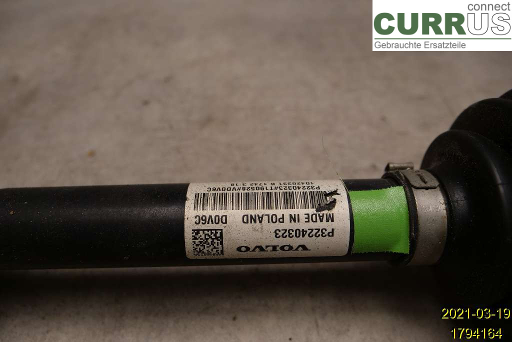 VOLVO XC90/RECHARGE  16- Transmission parts 36003640 B4204T29