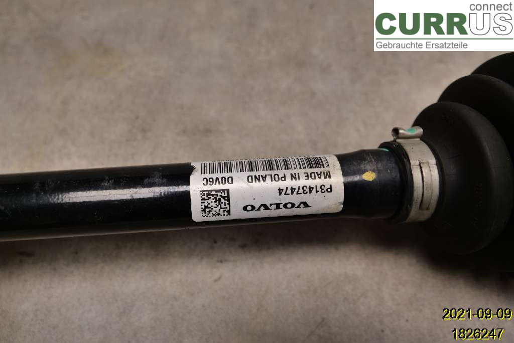 VOLVO XC40/RECHARGE 18- Pièces de transmission 36012944 B3154T5