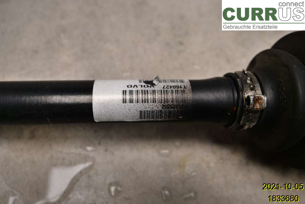 VOLVO XC60  18- Front axle assembly (4WD) 36003638 B4204T27