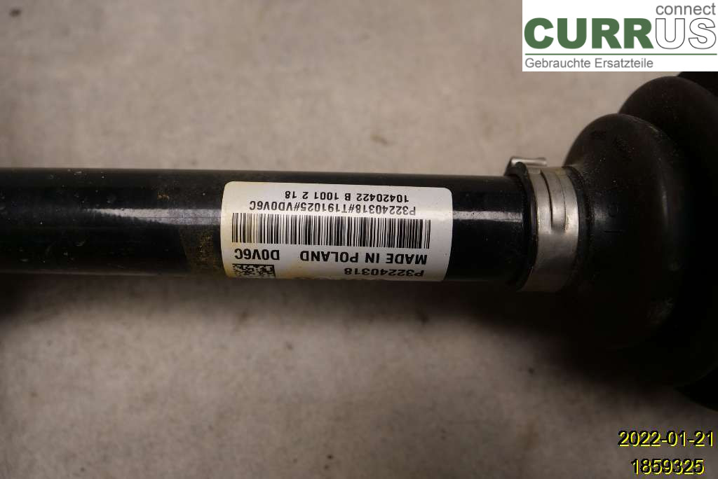 VOLVO XC40/RECHARGE 18- Transmissionsdelar 36012943 B420T6