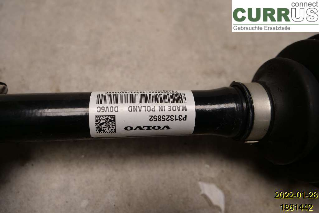 VOLVO XC60  18- Front axle assembly (4WD) 36003638 B4204t27