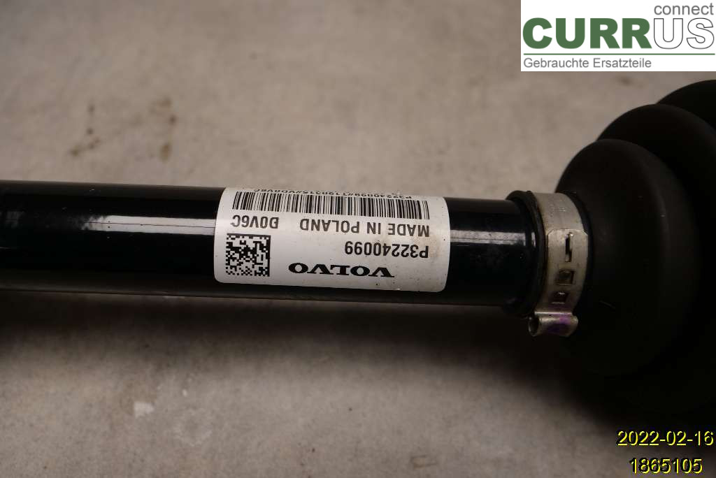 VOLVO XC40/RECHARGE 18- Pièces de transmission 36012945 B420T6