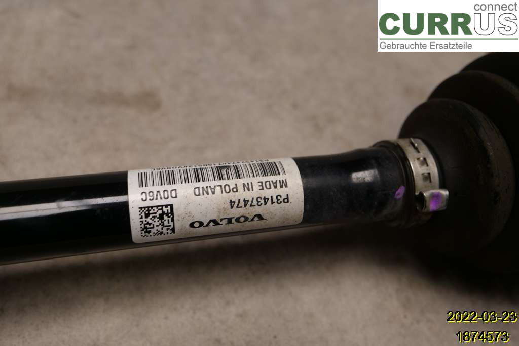 VOLVO XC40/RECHARGE 18- Pièces de transmission 36012944 B3154T5