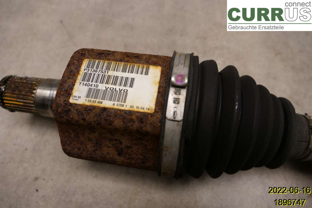 VOLVO V60 14-18 Front axle assembly (4WD) 36012416 D82PHEV
