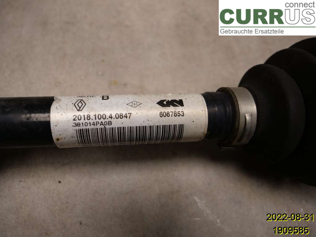 RENAULT KADJAR  15- Essieu avant (4x4) 391014PA0B H5F-408