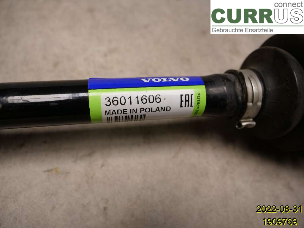 VOLVO XC40/RECHARGE 18- Front axle assembly (4WD) 36013035 B420T2