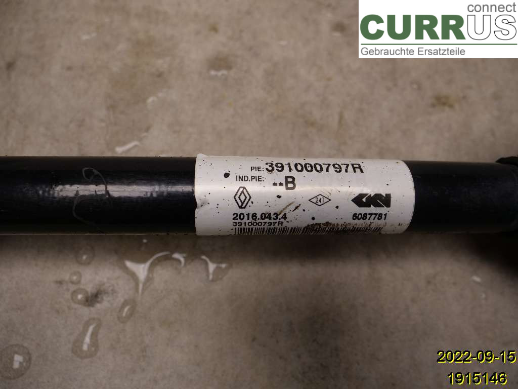 RENAULT KADJAR  15- Transmissionsdele 391005302R K9K-647