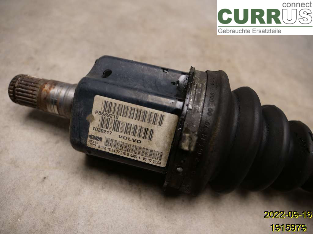 VOLVO S60      01-04 Front axle assembly (4WD) 8252033 B5254T2