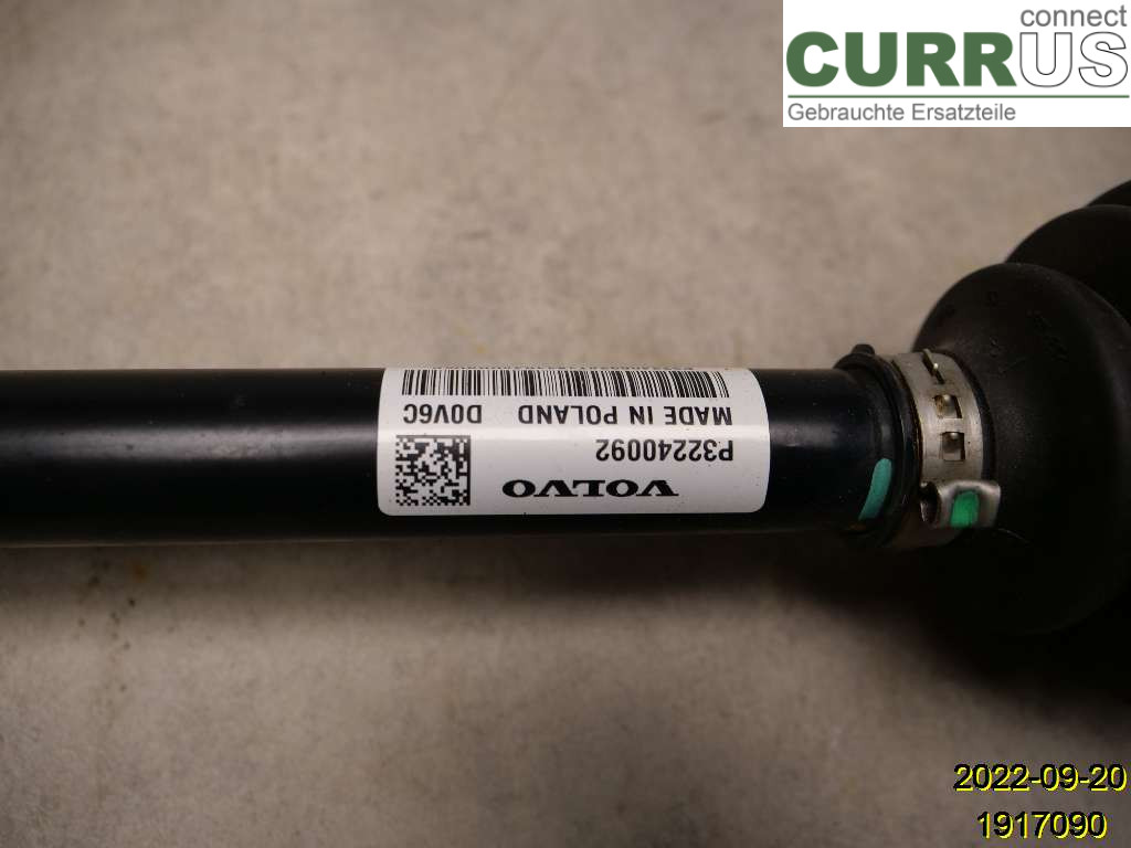 VOLVO XC40/RECHARGE 18- Front axle assembly (4WD) 36012951 B3154T9