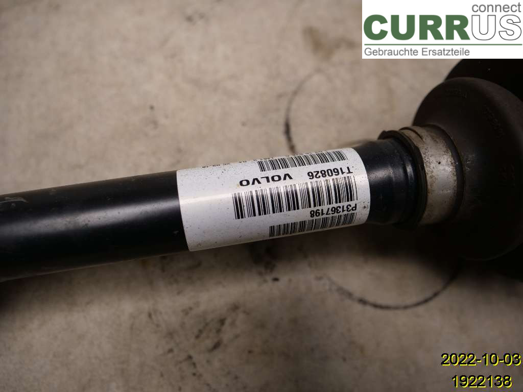 VOLVO V40  12-19 Front axle assembly (4WD) 36010170 D4204T9