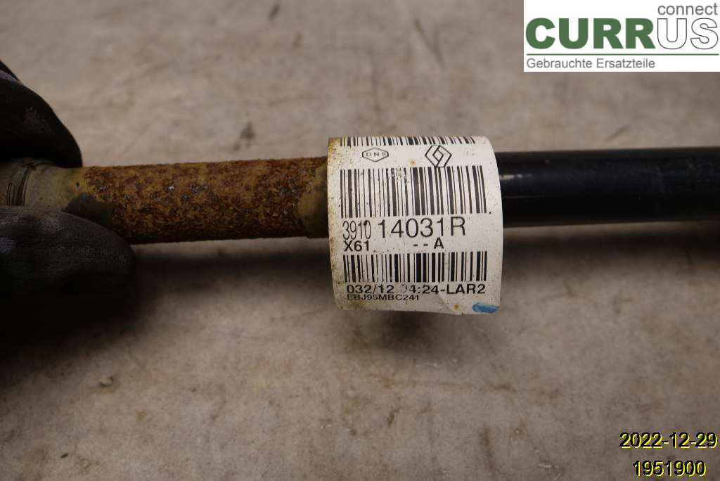 RENAULT KANGOO II  08-14 Front axle assembly (4WD) 391014031R 5AM400