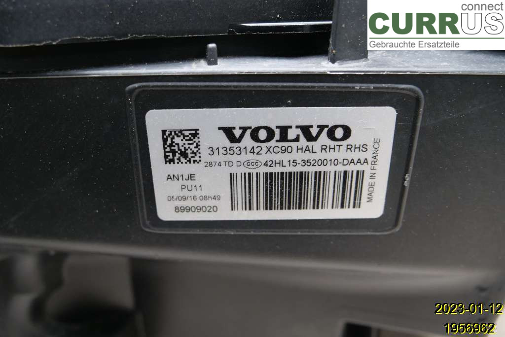 VOLVO XC90/RECHARGE  16- Manual gearbox (5-speed) 31353142 B4204T29