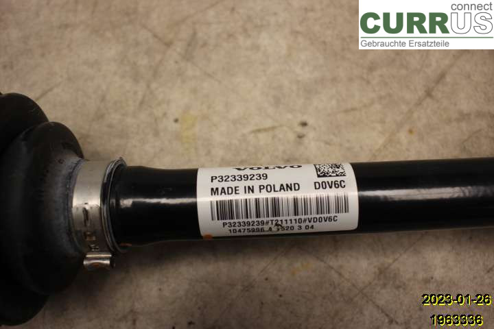 VOLVO XC90/RECHARGE  16- Front axle assembly (4WD) 36011804 B4204T53