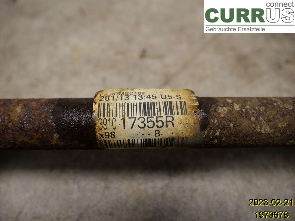 RENAULT CLIO IV   12-16 Front axle assembly (4WD) 391011305R H4B-400