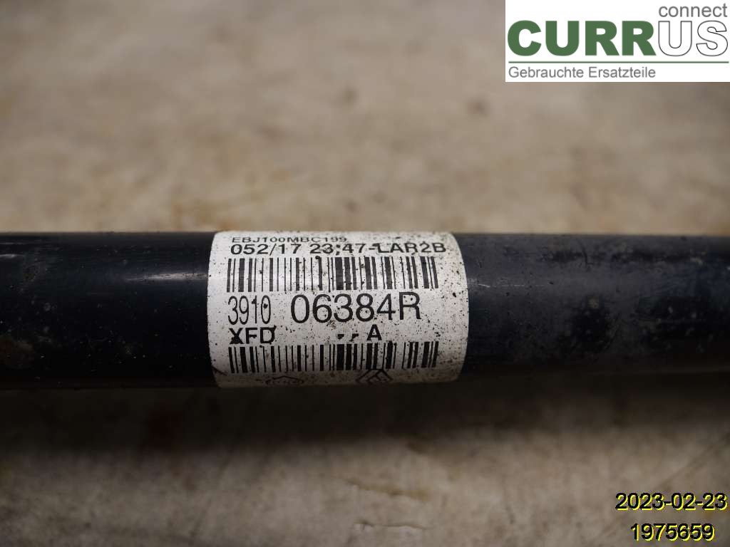 RENAULT TALISMAN  16-20 Transmissionsdelar 391006384R K9K-636