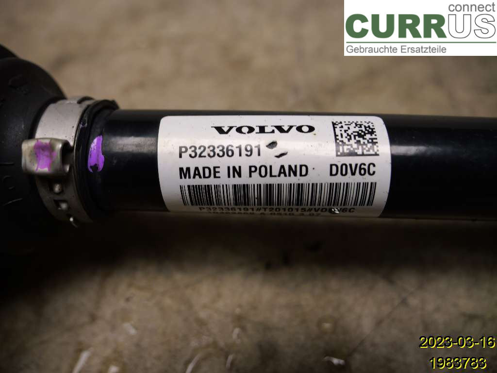 VOLVO V60  19- Części układu napędowego 36003732 B4204T52