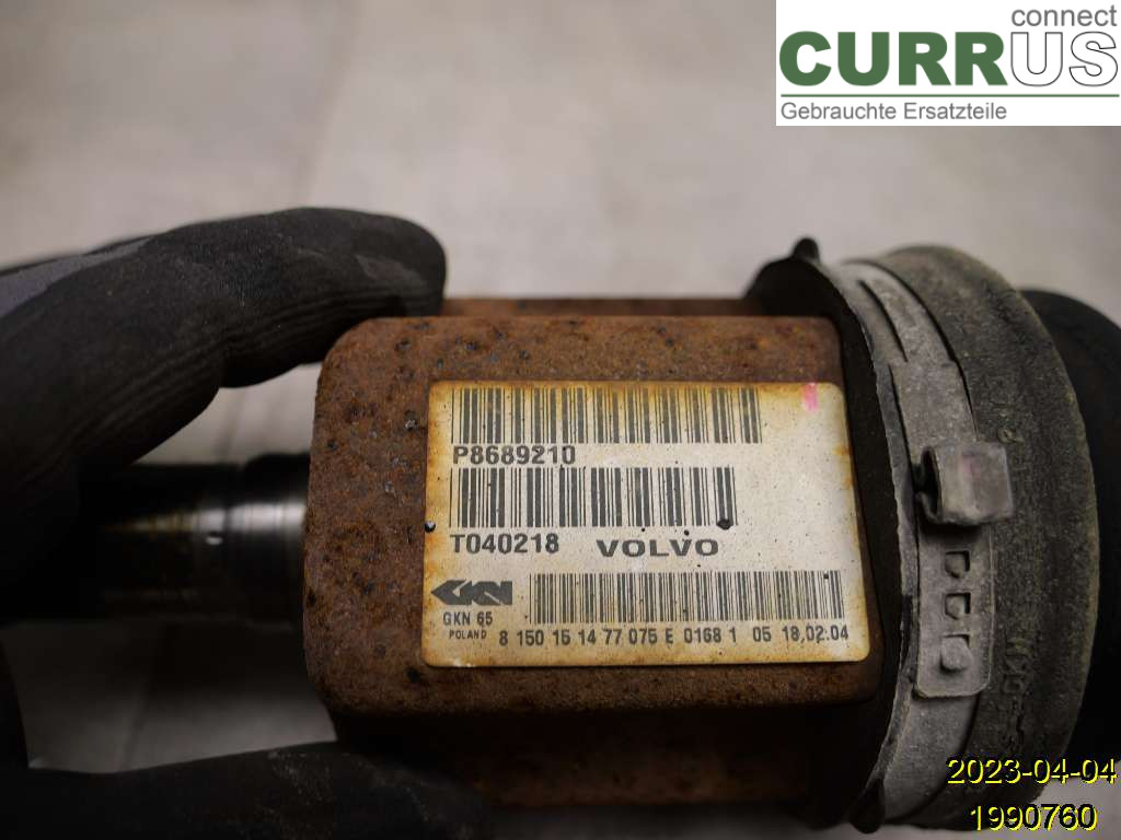 VOLVO V70      00-04 Front axle assembly (4WD) 8252033 B5234T3