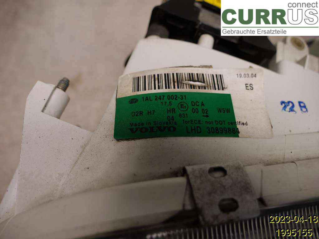 VOLVO S40/V40    96-04 Manual gearbox (4-speed) 30899884 B4204T3