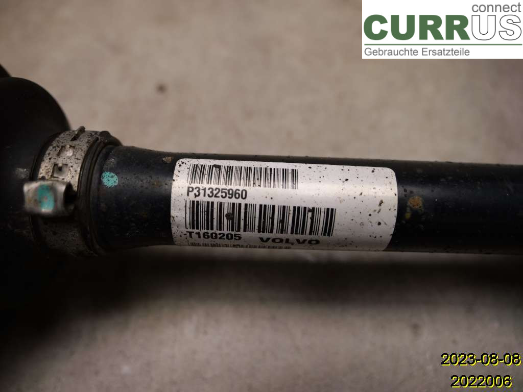 VOLVO V40 CROSS COUNTRY 13-19 Front axle assembly (4WD) 36011350 D4204T9