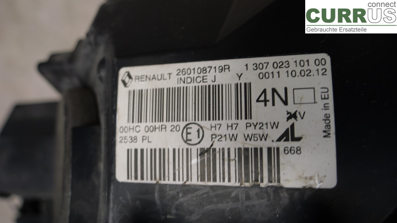 RENAULT MEGANE III 09-15 Manuelles 5-Gang-Getriebe 260100850R K9K-834