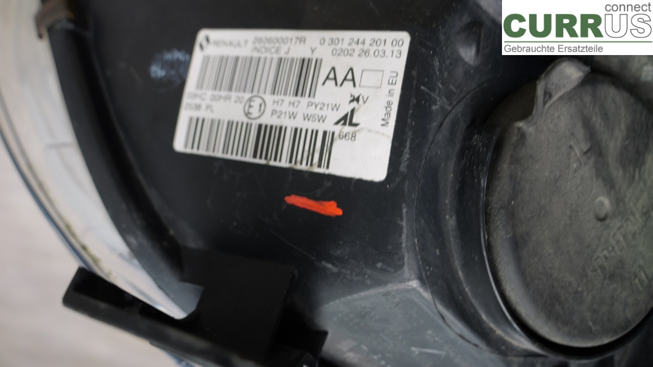 RENAULT MEGANE III 09-15 Manuelles 4-Gang-Getriebe 260607449R K4M-858