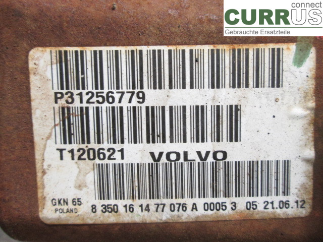 VOLVO V70 08-13 Front axle assembly (4WD) 36050785 2,0D D5204T3