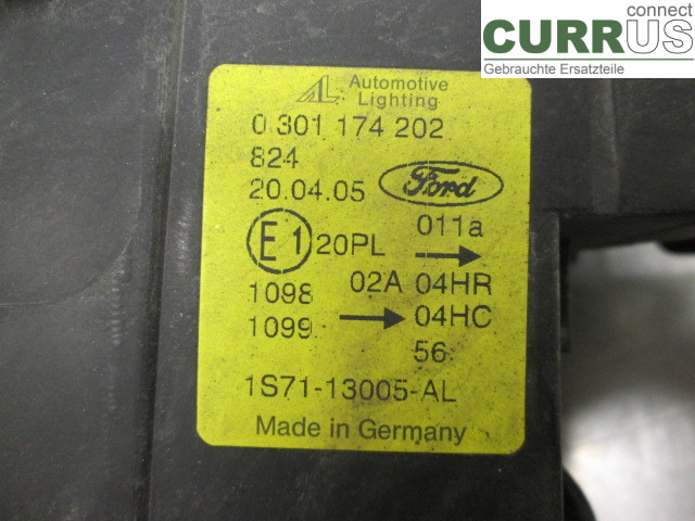 FORD MONDEO     01-06 Manual gearbox (5-speed) 1435619 CJBB 2.0