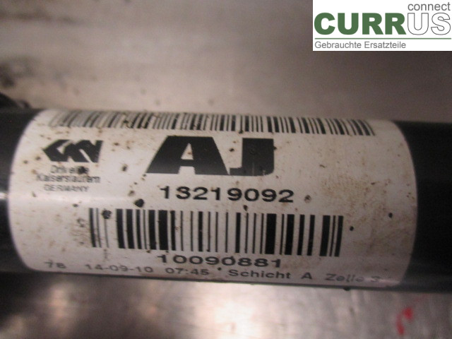 OPEL INSIGNIA  09-16 Front axle assembly (4WD) 93169644 A20NFT