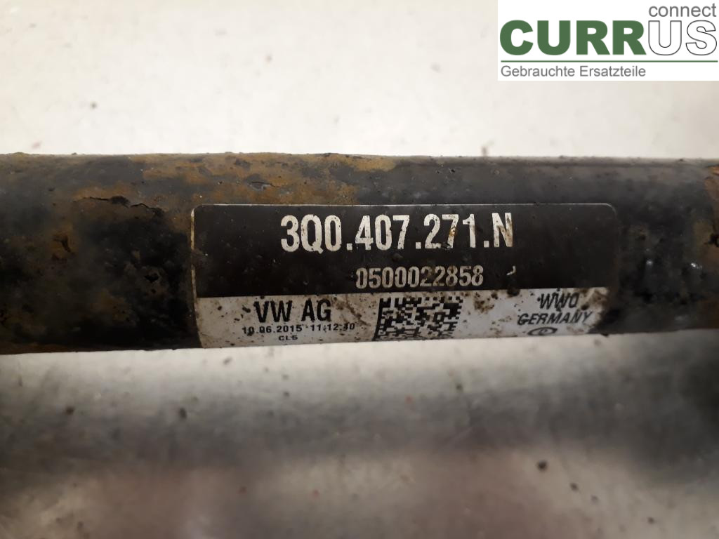 VW PASSAT  15-19 Front axle assembly (4WD) 3Q0407761CX DFCA