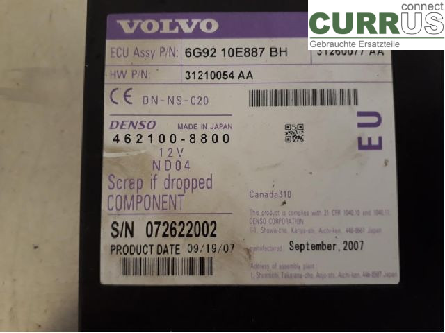 VOLVO V70      08-13 7-speed gearbox 36051020 D5244T4